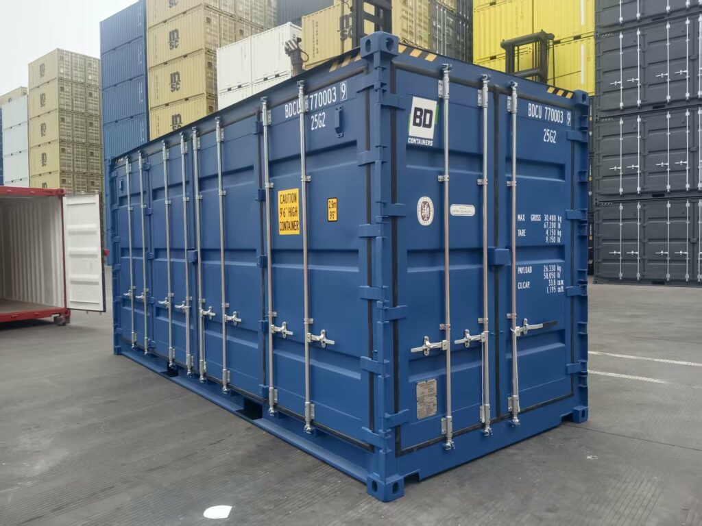 20ft High Cube Wszystkie strony Otwórz pojemnik