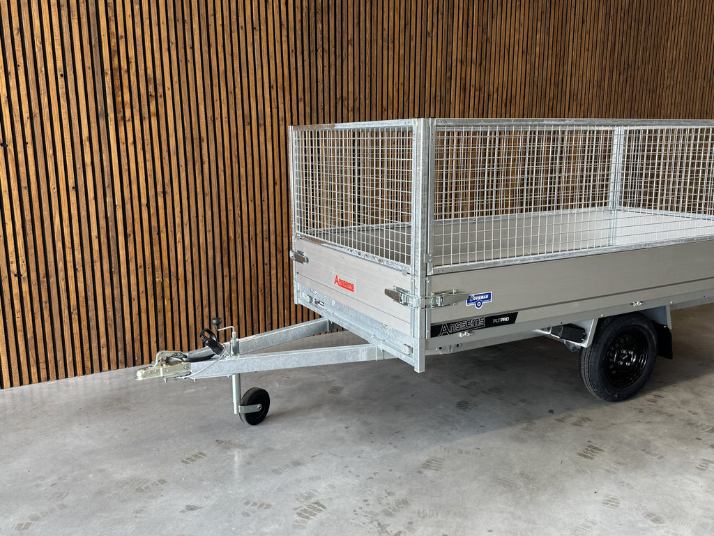 Anssems PLT-Pro 305×150 750kg Oś kostki + Regały Tanding SD-78UY
