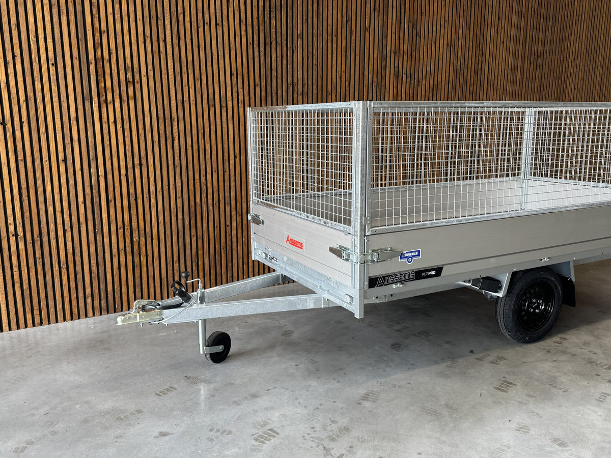 Anssems PLT-Pro 305×150 750kg Oś kostki + Regały Tanding SD-78UY