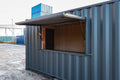 20ft custom container kiosk – w pełni przekonwertowany i gotowy do użycia