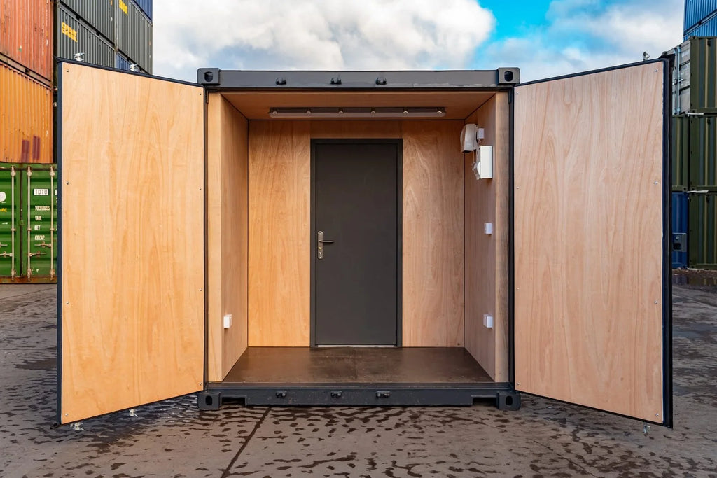 20ft custom container kiosk – w pełni przekonwertowany i gotowy do użycia