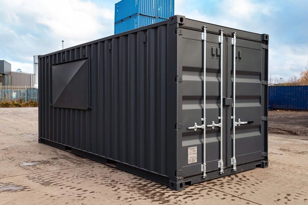 20ft custom container kiosk – w pełni przekonwertowany i gotowy do użycia