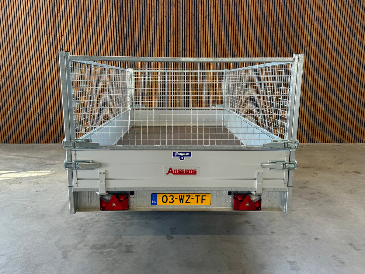 Anssems Plateau PSX 325×178 2000kg włącznie z stojakami liściastymi